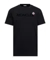 Moncler Men T-shirt With Flocked Cotton Logo