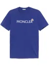 Moncler T-shirt En Coton In Blue