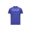 Moncler T-shirt En Coton In Blue