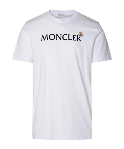 MONCLER MONCLER FLOCKED LOGO T-SHIRT