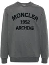 MONCLER FLOCKED-LOGO SWEATSHIRT