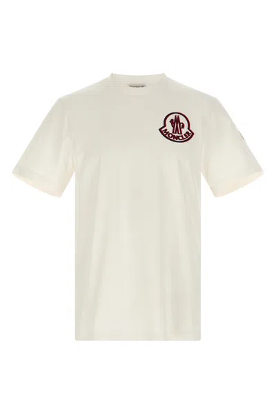 MONCLER FLOCKED LOGO T-SHIRT