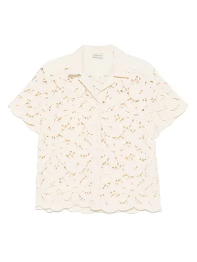 MONCLER FLORAL MACRAMÉ SHIRT