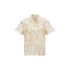 Moncler Crochet Cotton-blend Shirt In ホワイト