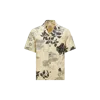Moncler Chemise En Coton À Imprimé Floral In Beige