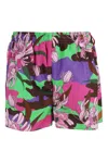 Moncler Floral Print Shorts In Multicolor