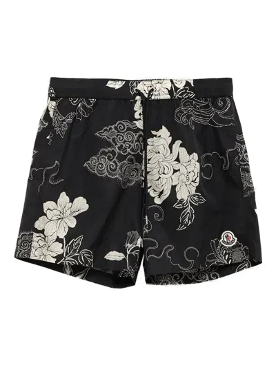 Moncler Boxer Mare In Black