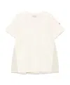 Moncler Floral-print T-shirt In Nude