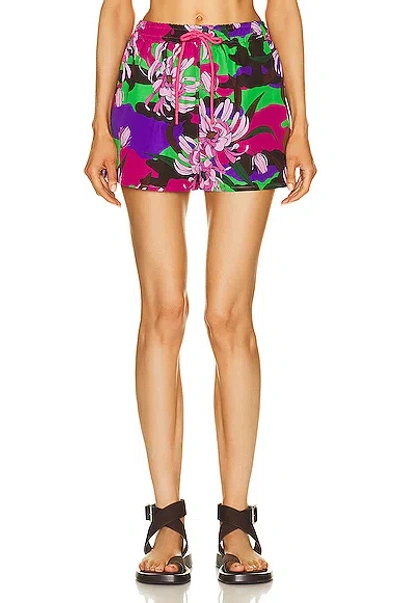 MONCLER FLORAL SHORT