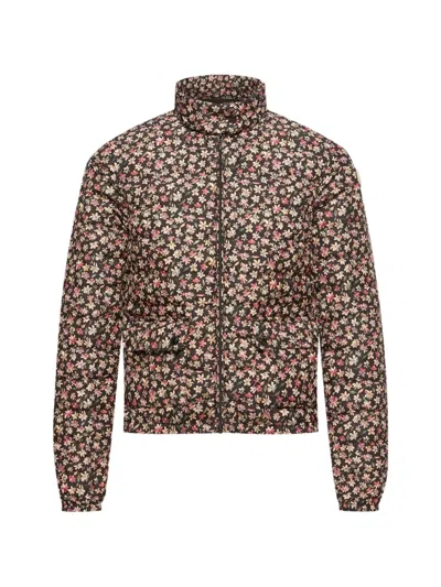 Moncler Florlans Floral-print Puffer Jacket In Multi
