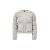 Moncler Floyrac Teddy Short Down Jacket Grey In Gray