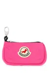 Moncler Fluo Pink Nylon Dogs Bag Dispenser