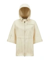 Moncler Cape À Capuche Repliable Vorassy In Nude