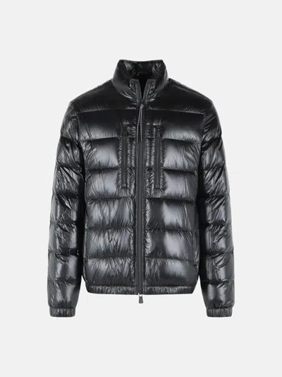 Moncler Foldable Short 'orres' Black Polyamide Down Jacket