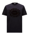 Moncler Football Pattern T-shirt In Blue