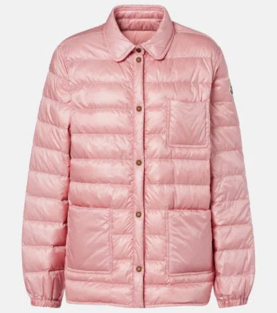Moncler Fouine Down Jacket In Pink