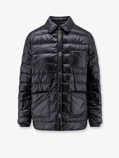 Moncler Fouine Foldable Down Jacket In Blue