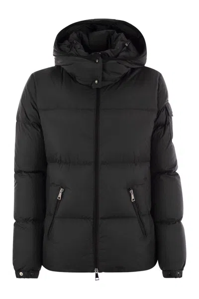 Moncler Fourmines Short Down Jacket In Black