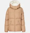 Moncler Beige Fourmines Down Jacket In Beige