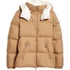 Moncler Beige Fourmines Down Jacket In Light Beige