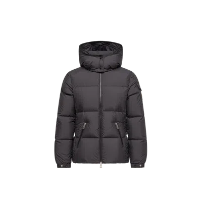Moncler Fourmines Hooded Short Down Jacket, Women, Black, Size: 4