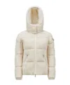 Moncler Doudoune Courte Fourmines En Tweed In White