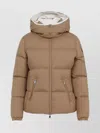 Moncler Beige Fourmines Down Jacket In Neutrals