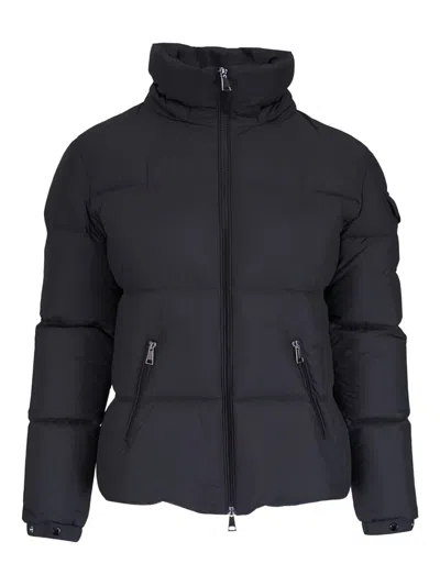Moncler Fourmines Short Down Jacket In Black