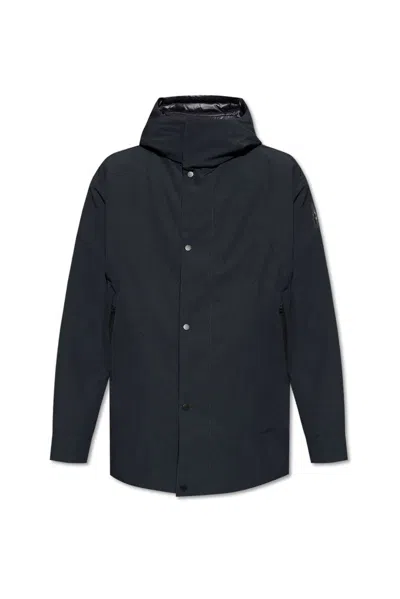Moncler Fowey Reversible Short Jacket In Blue