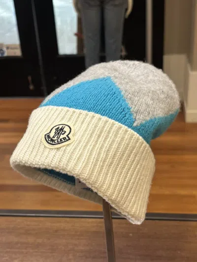 Pre-owned Moncler Fragment Beanie Blue