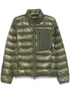 Moncler Olive Green Nylon Fraser Down Jacket In Green