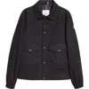 Moncler Fredarola Virgin Wool Down Jacket In Dark Blue