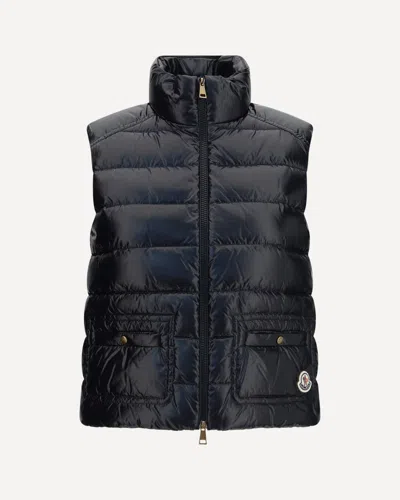 Moncler Black Polyamide Sleeveless Jacket