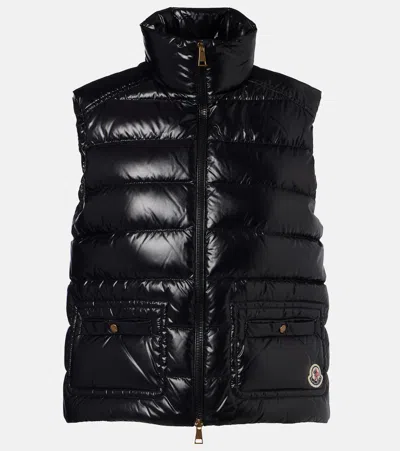 Moncler Frelon Quilted Puffer Vest In Black
