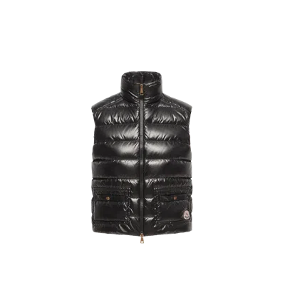 Moncler Frelon Down Vest In Black