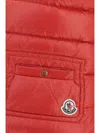 Moncler Multicolor Polyamide Shell Jacket In Red