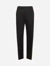 Moncler Frgmt Hiroshi Fujiwara Black Gabardine Moncler X Frgmt Trousers