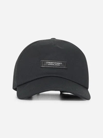 Moncler Frgmt Hiroshi Fujiwara Black Moncler X Frgmt Baseball Cap