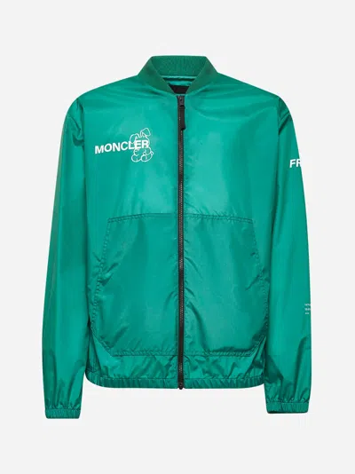 Moncler Frgmt Hiroshi Fujiwara Green Ostria Moncler X Frgmt Bomber Jacket In Multi