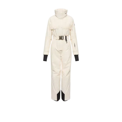 Moncler Fringe-trimmed Ski Suit, Women, White, Size: L