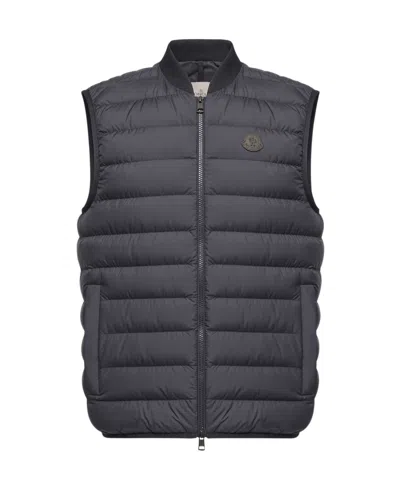 Moncler Froissel Down Vest In Blue