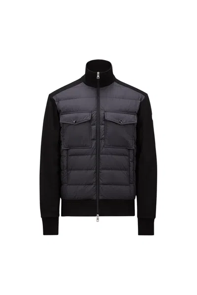 熱販売 Pocket Front Moncler Zipped ModeSens | Black In Jacket 爬虫類・両生類のエサ