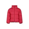 Moncler Fuchsia Abbadia Down Jacket For Girl With Logo In Fuchsia