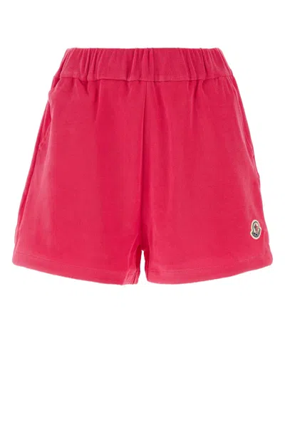 MONCLER FUCHSIA CHENILLE SHORTS