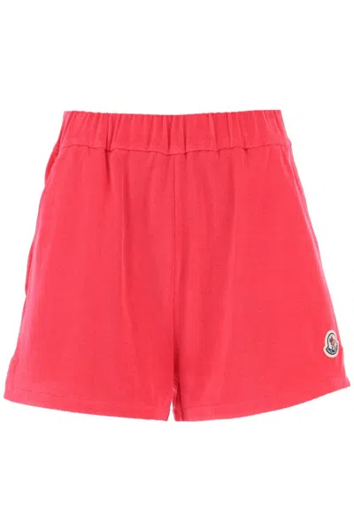 MONCLER MONCLER FUCHSIA CHENILLE SHORTS