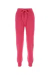 Moncler Fuchsia Wool Joggers In Fuchsia