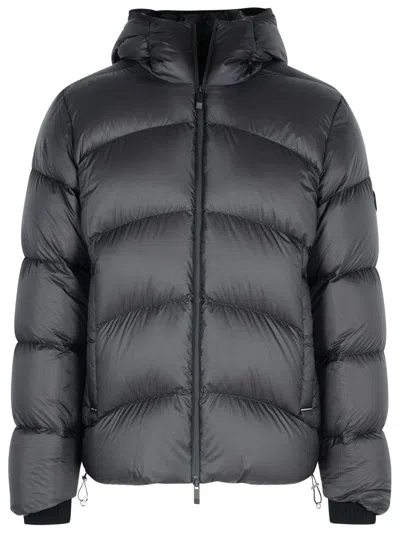 Moncler 'fulcran' Short Hooded Down Jacket In Multi
