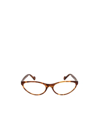 Moncler Full Frame Plain Mirror In Brown