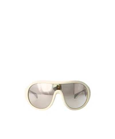 Moncler Full Frame Sunglasses In White