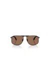 Moncler Full Frame Sunglasses In Brown